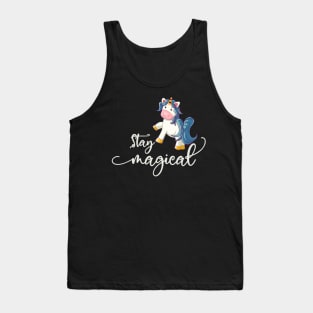 Christmas Unicorn: Stay Magical Tank Top